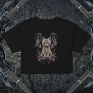 Bat-Cat crop top